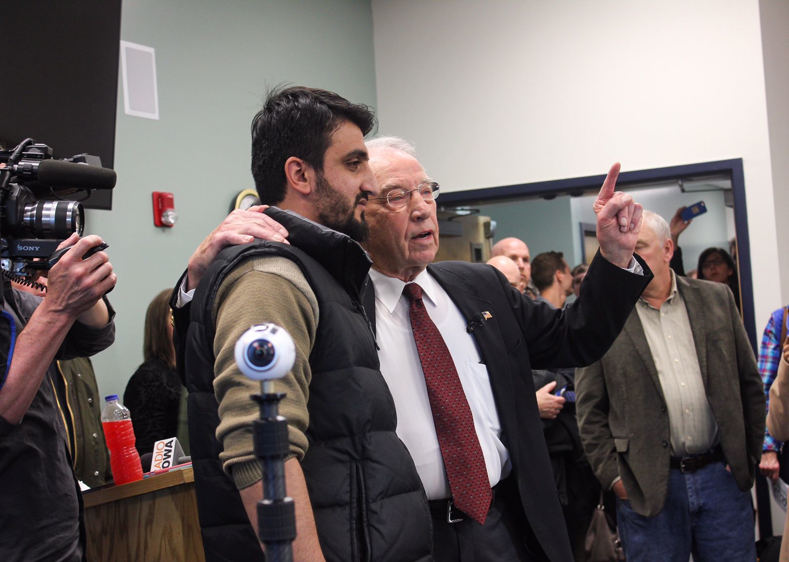 Zalmay Niazy and Sen. Chuck Grassley